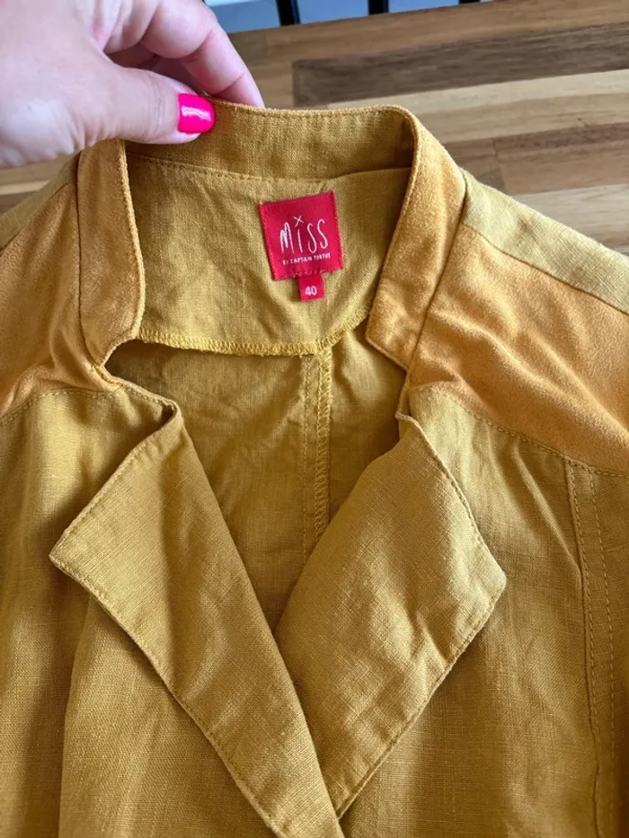 Veste en lin miss captain - photo numéro 2