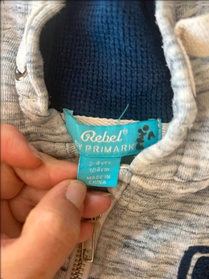 Gilet bleu chine taille 3/4 ans - photo numéro 2