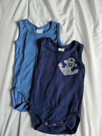 Lot de 2 bodies marcel