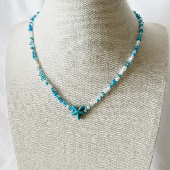 Collier de perle étoile de mer