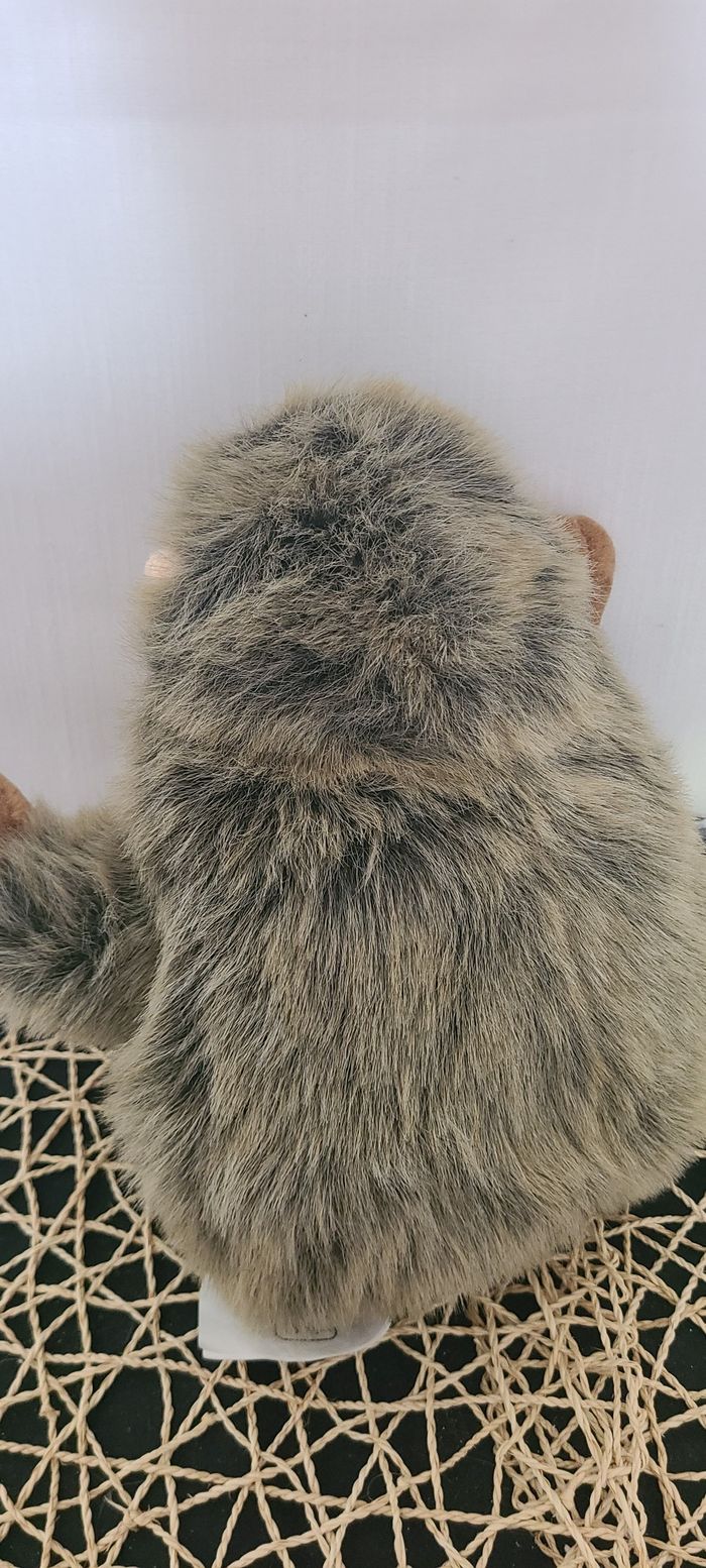 Peluche marionnette hérisson IKEA Titta marron beige 29 cm - photo numéro 2