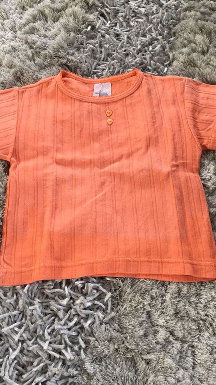 Tee-shirts lot de 2 4ans Dpam - photo numéro 4