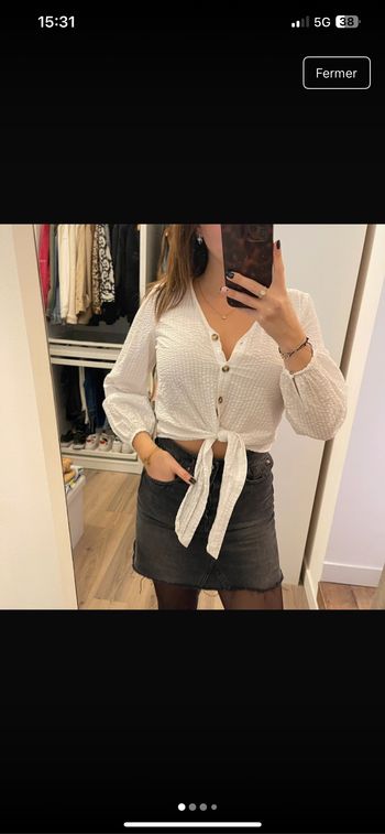 Blouse à noeud H&M