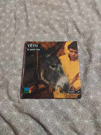 Livre vintage têtu le petit ane