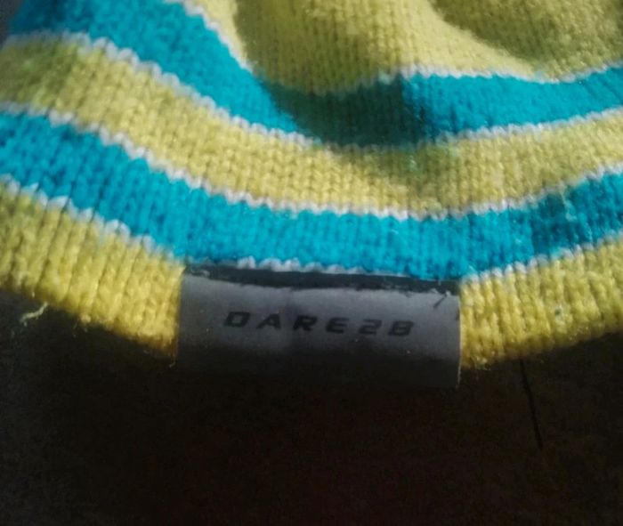 Bonnet dare2b 3-6 ans vert et bleu - photo numéro 2