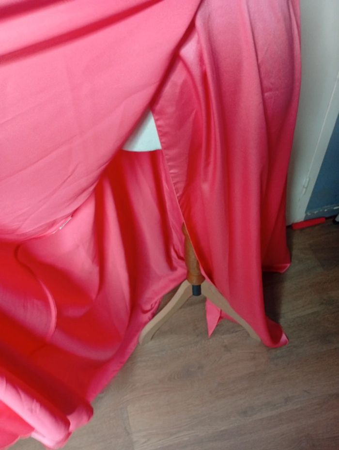 Magnifique robe longue satiné porte feuille taille unique Insta Girl - photo numéro 3