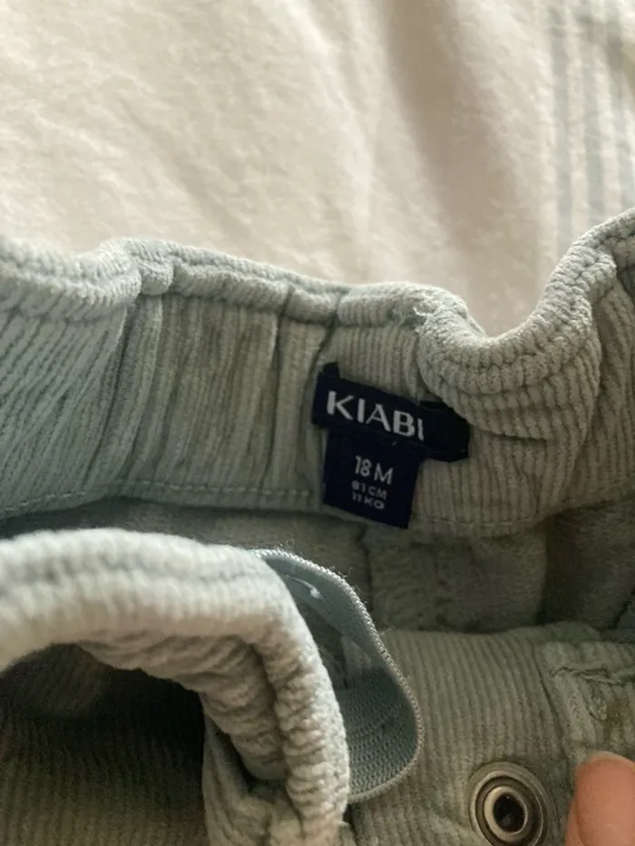 Pantalon velour Kiabi 18mois - photo numéro 4