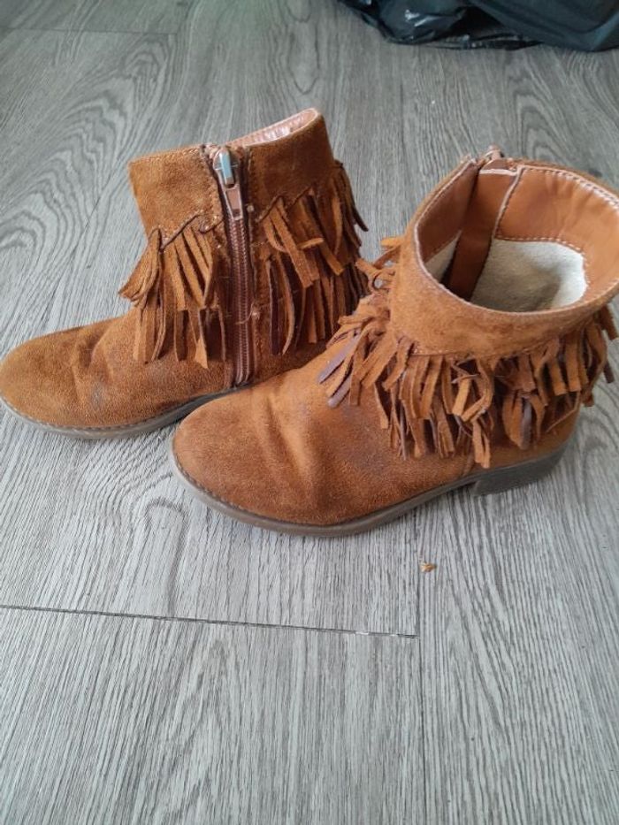 Bottines à franges