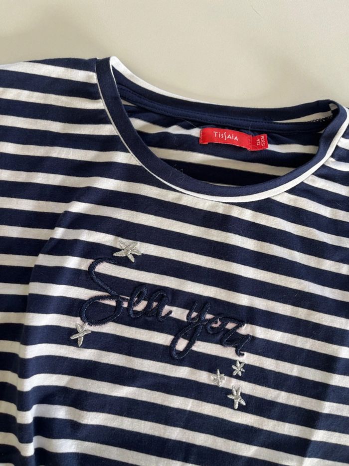 TEE shirt fille 12 ans neuf tissaia - photo numéro 2