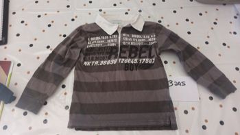 Polo manches longues 3 ans