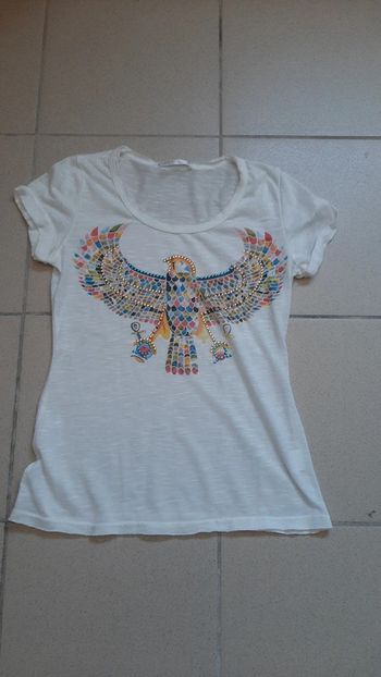 T shirt femme dessin aigle taille 38
