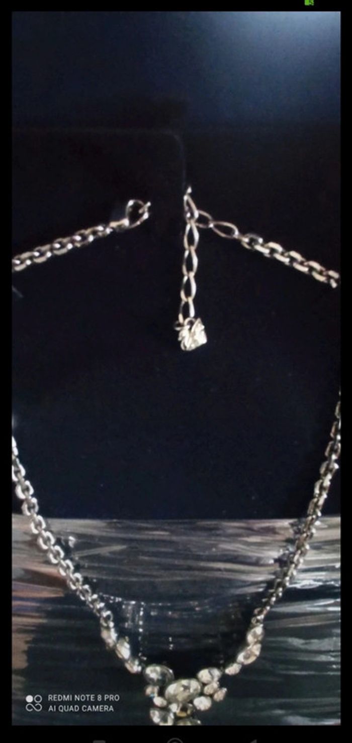 Collier Swarovski rivière de cristaux - photo numéro 2