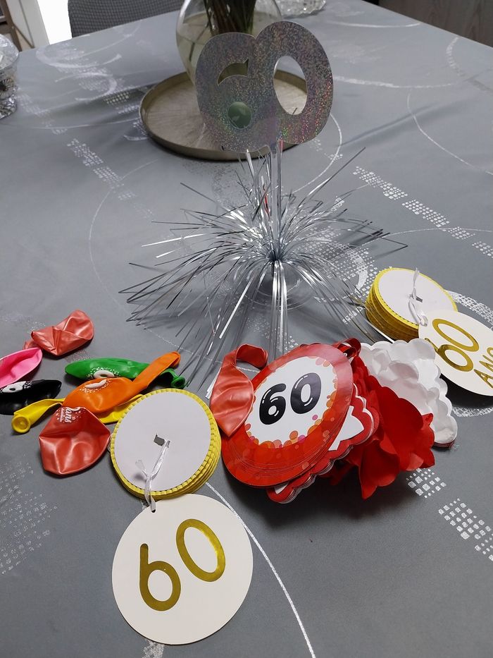 Décorations  pour 60 Ans
