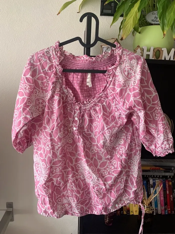 Blouse à fleurs