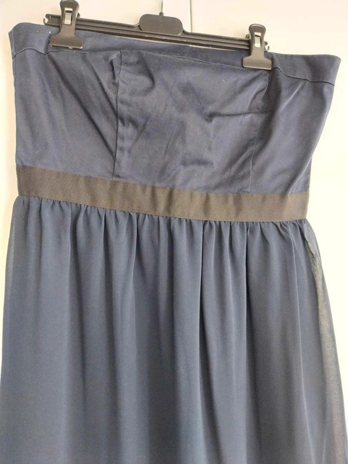 Robe bustier bleu Mango TL - photo numéro 2