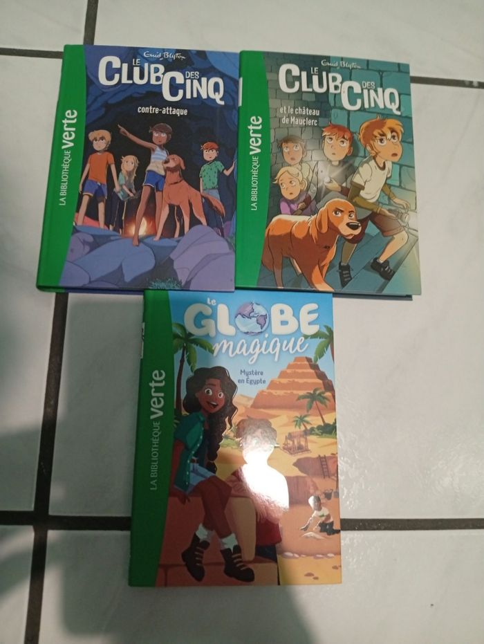 Lots de livres la bibliothèque verte