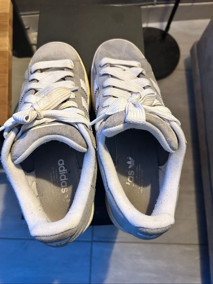 Baskets Adidas Campus grise - photo numéro 4