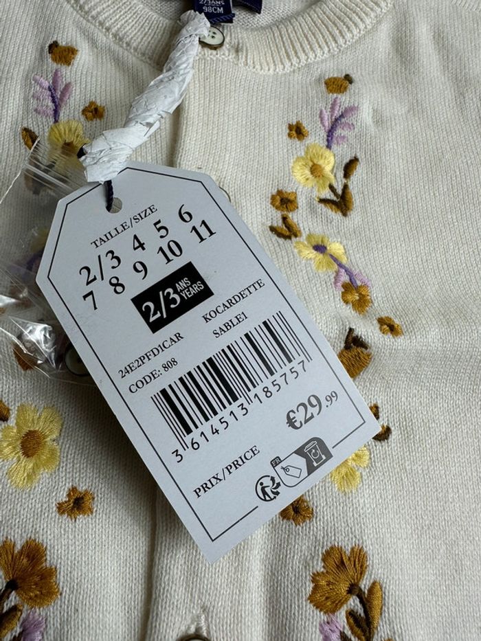 Cardigan sergent major taille 2-3 ans - photo numéro 4