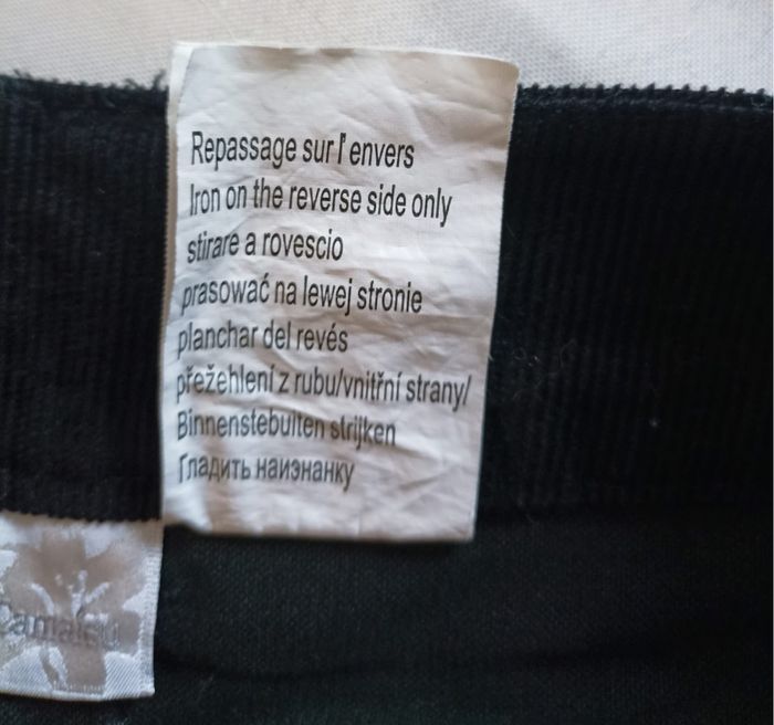 Jupe noire en velours côtelé Camaïeu - photo numéro 5
