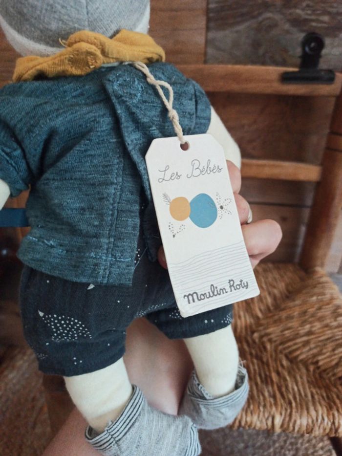 Peluche les bébés moulin roty - photo numéro 3