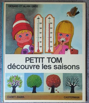 Livre Jeunesse grand format "Petit Tom découvre les saisons" (Dès 6 ans) / Éd. Casterman