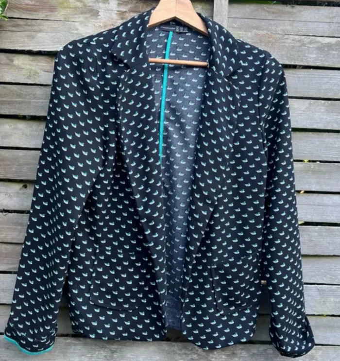 Veste élégante motif canard – Taille 34 Très bon état - photo numéro 10