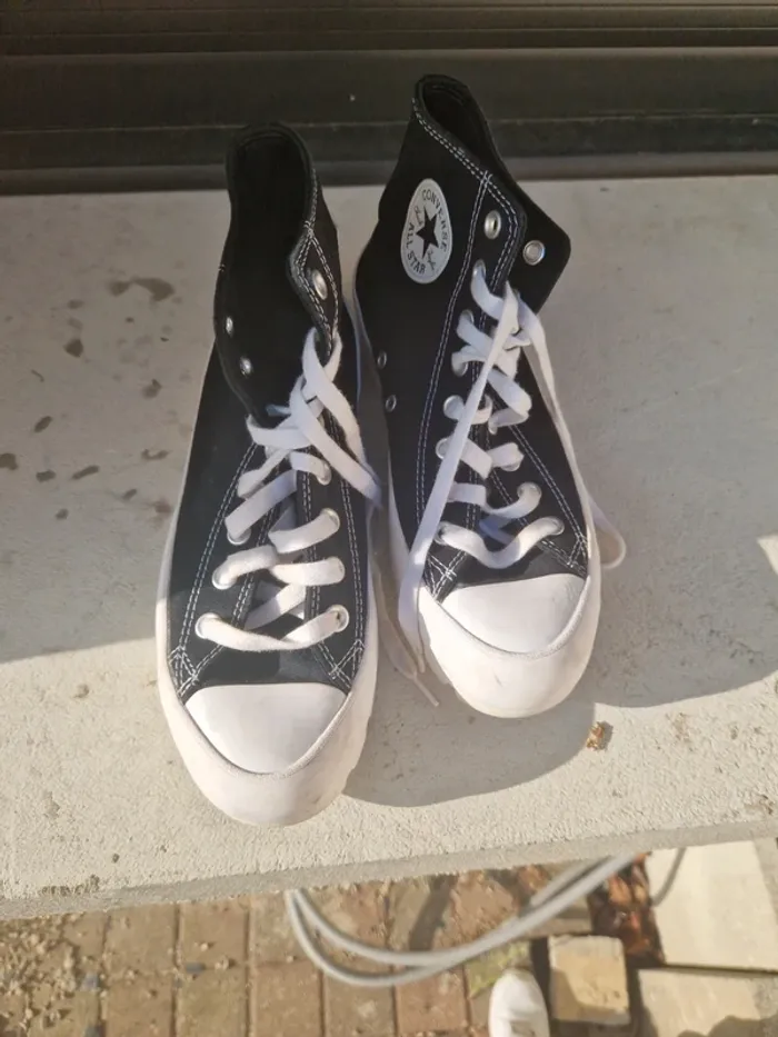 Converse Chuck Taylor all star noir taille 40 tres bon etat - photo numéro 5