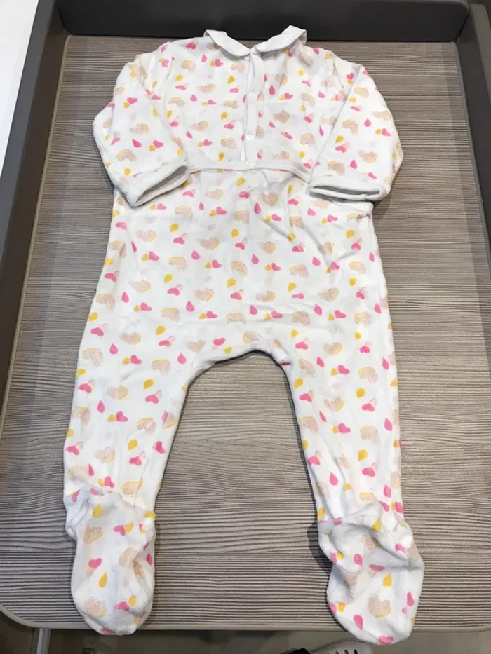 Pyjama coeurs rose & doré DPAM 18 mois 🌸 - photo numéro 8
