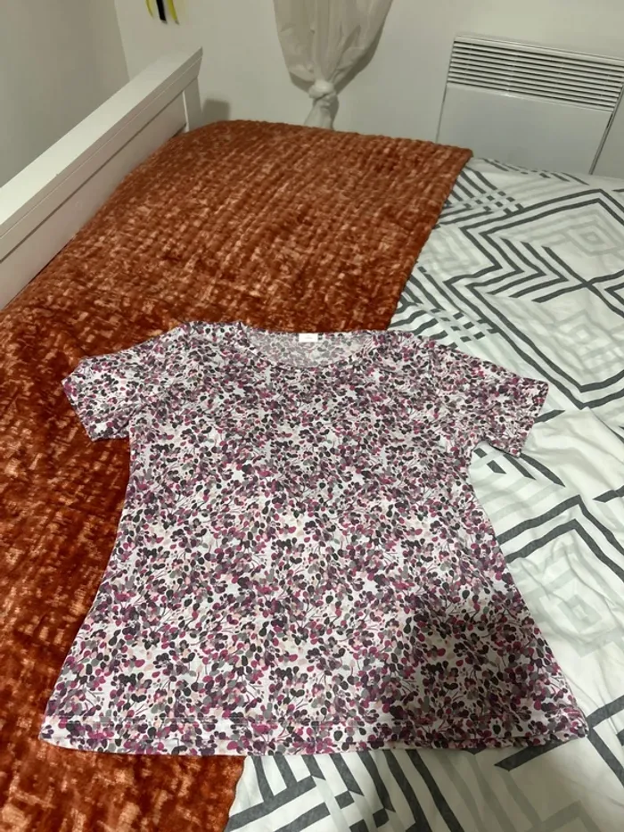T-shirt fleuri