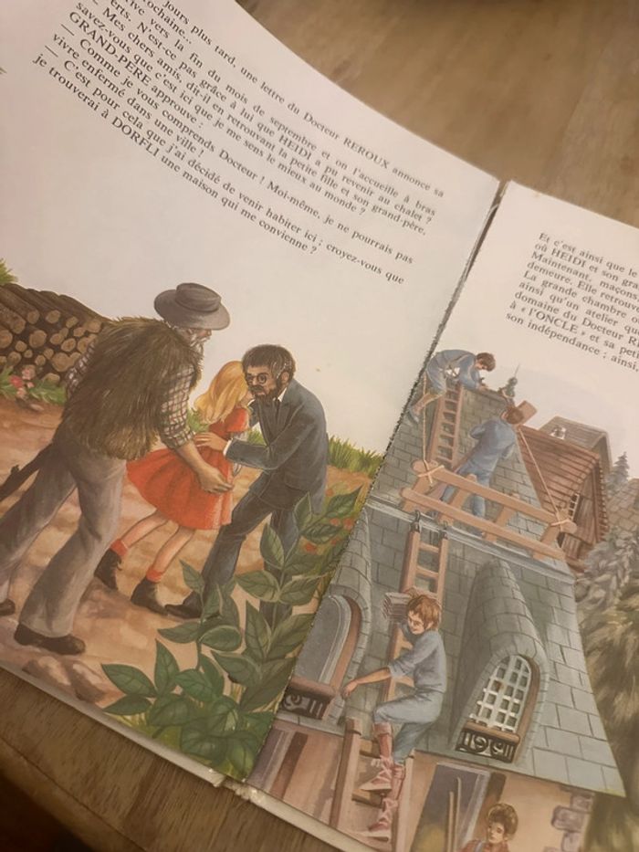 État satisfaisant - Livre ancien vintage Heidi déménage Hemma collection Primevère - photo numéro 5