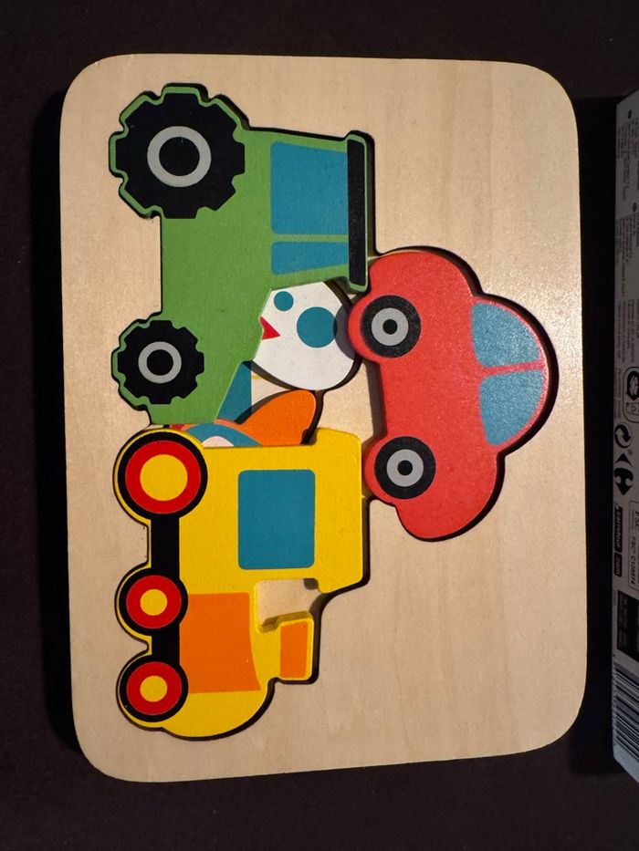 Puzzle bois véhicules de transport - photo numéro 3