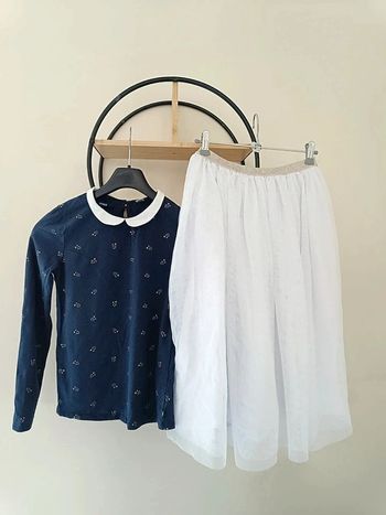 12 ans ensemble Okaïdi teeshirt et jupe longue