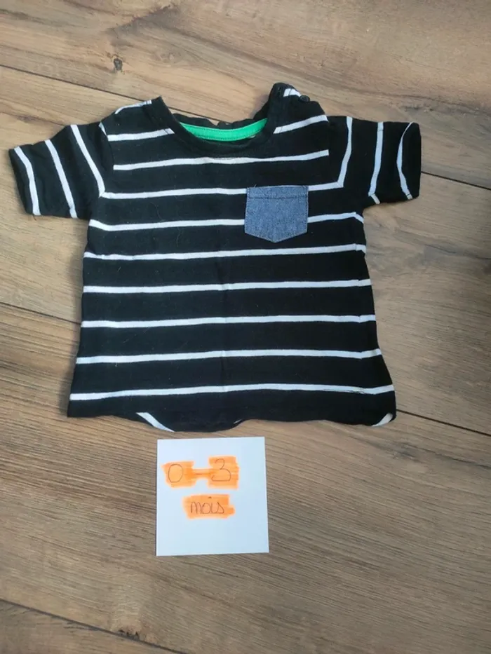 Tee shirt 1 mois bébé garçon Primark
