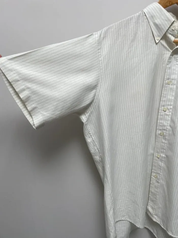 LL Bean Striped shirt short sleeves vintage made in USA 🇺🇸 - photo numéro 4