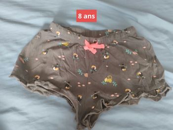 Short taille 8 ans