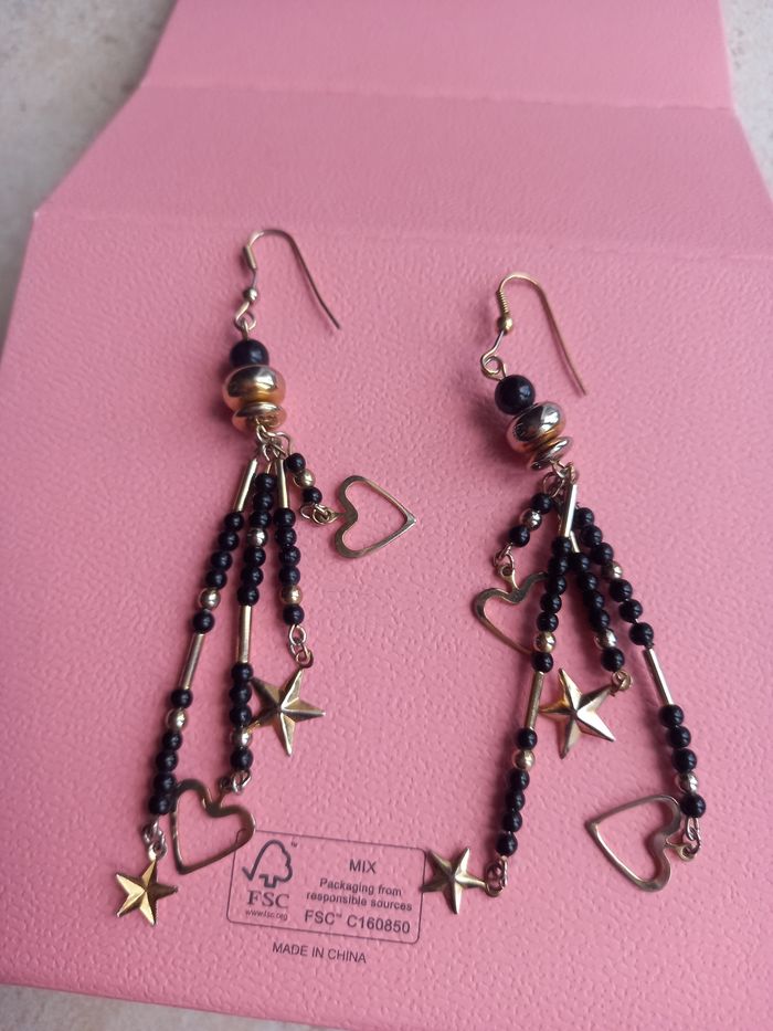 Boucles d'oreilles fantaisie