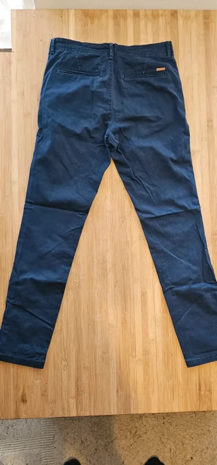 Pantalon Jack & Jones bleu marine - photo numéro 2