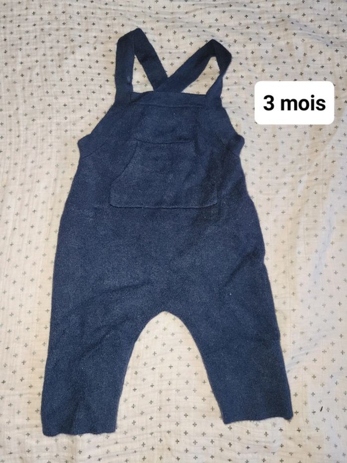 Salopette en laine 3 mois