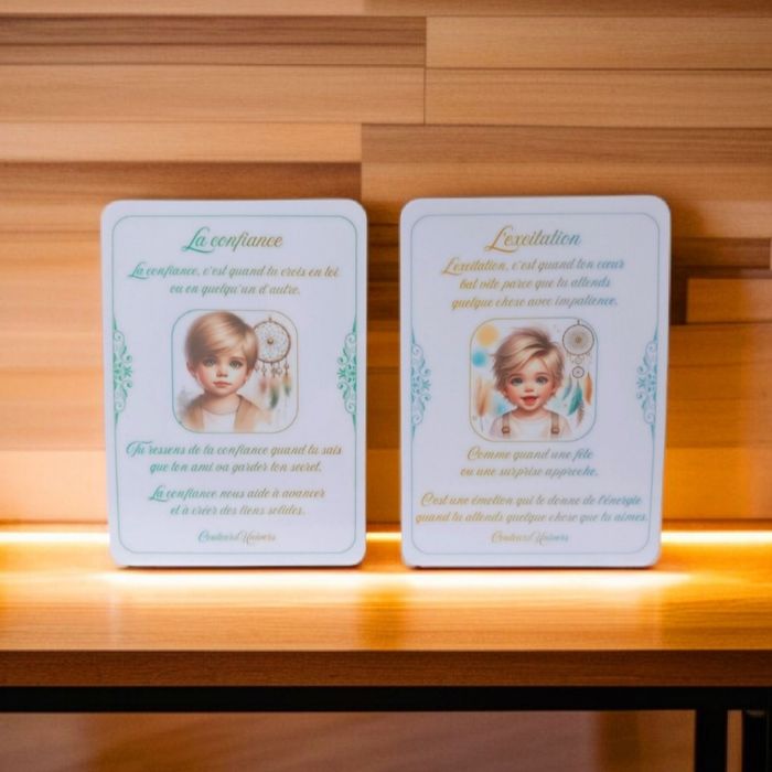 Cartes des émotions pour garçons - photo numéro 3