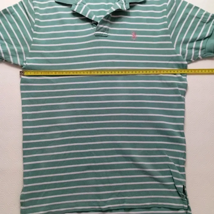 Polo Ralph Lauren Pour Home Taille S a Rayures blanches et vert - photo numéro 10