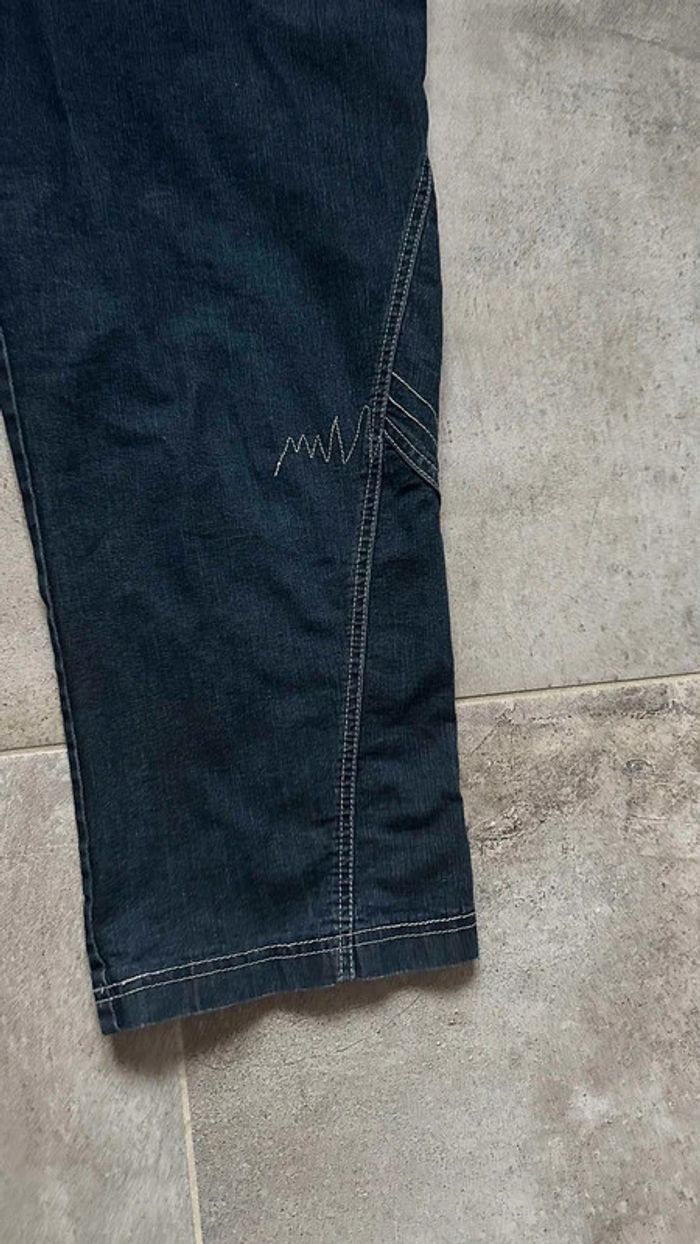 💫 Sublime jeans pantacourt Christine Laure en parfait état marine T 42 44 une pépite - photo numéro 4