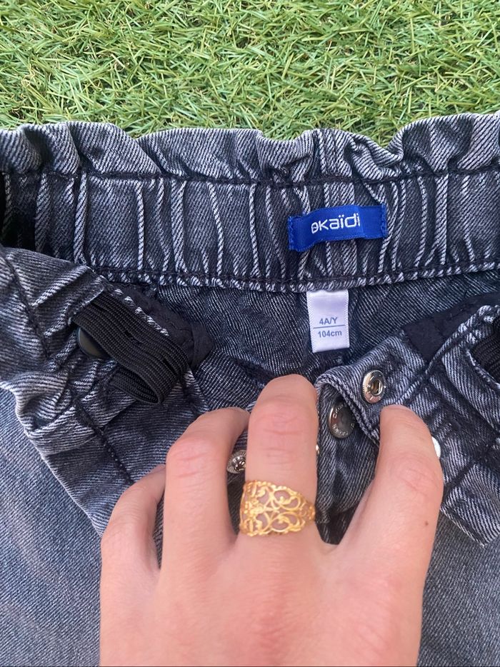 Pantalon taille haute / jean Mom - photo numéro 2