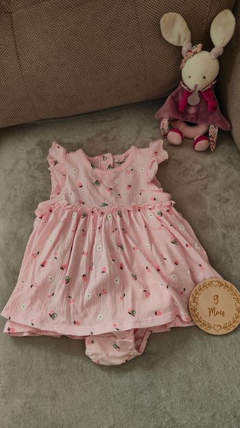 Robe barboteuse bébé fille 9 mois 