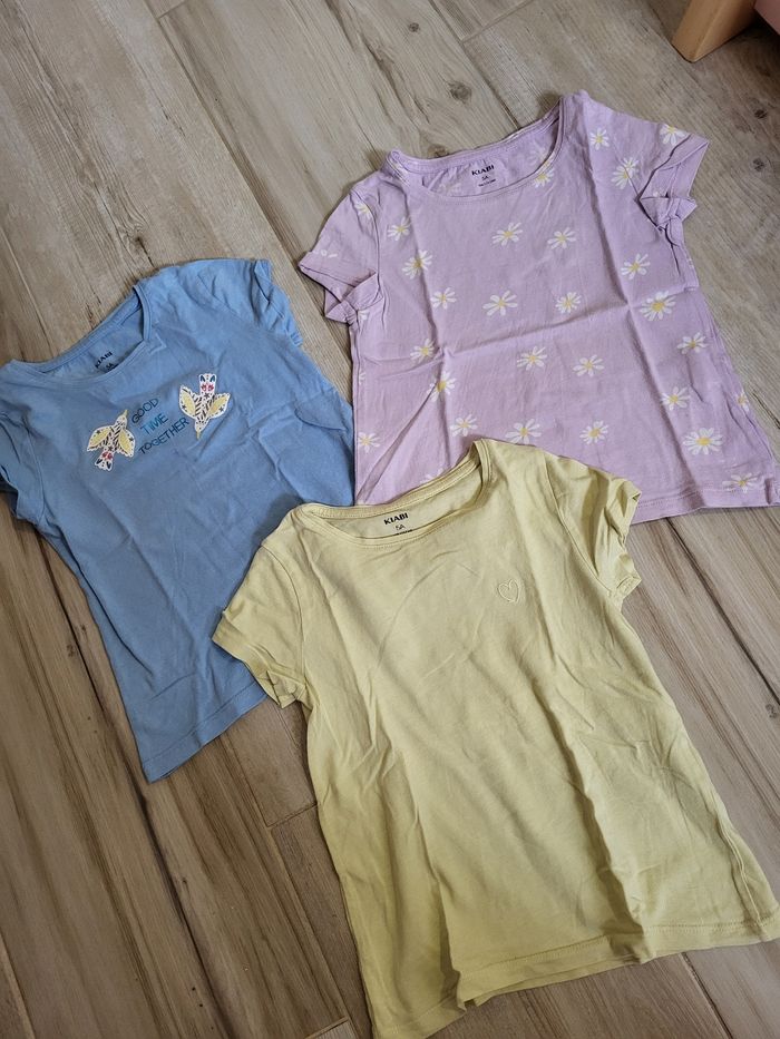 Lot de T-shirt kiabi