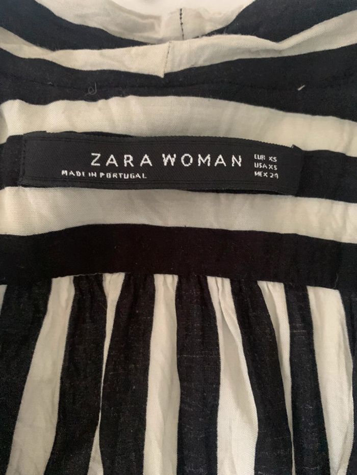 Chemisier manches courtes Zara taille XS - photo numéro 4