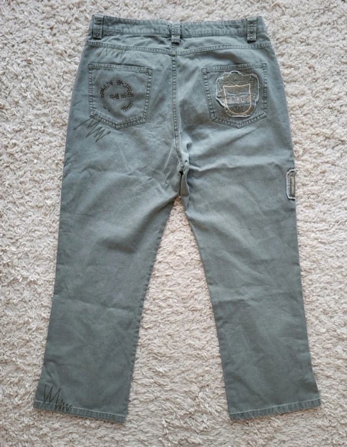 Pantacourt kaki avec détails Elite Taille 40 - photo numéro 8