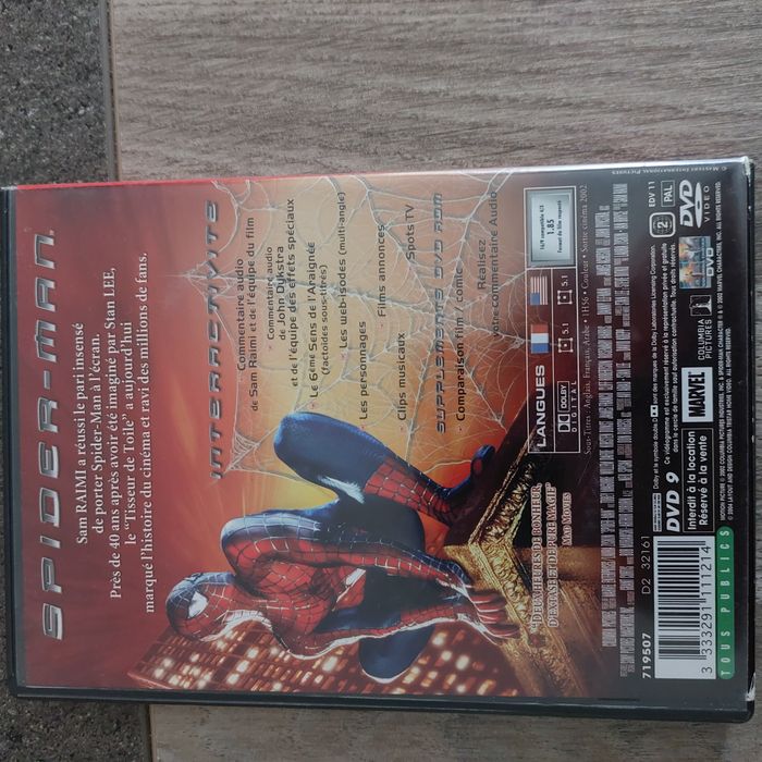DVD Spiderman - photo numéro 3