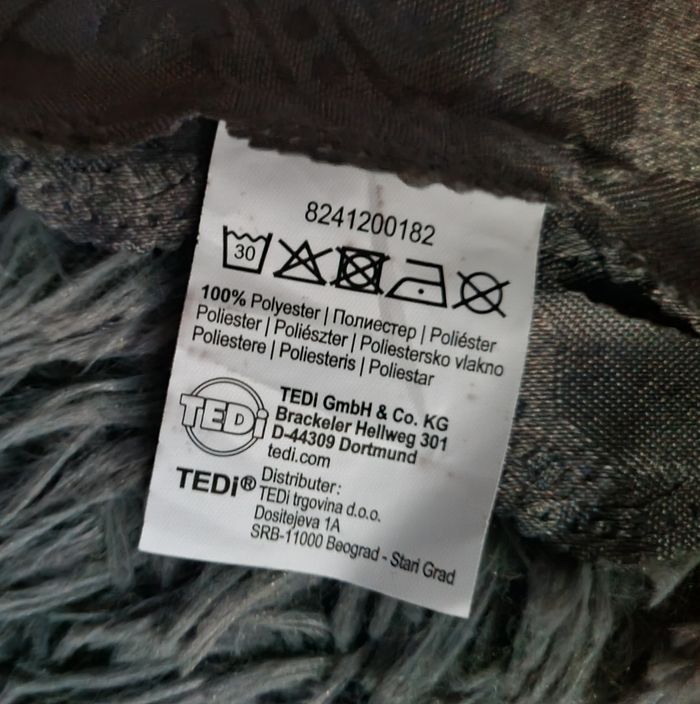 Nappe grise à motifs - photo numéro 3