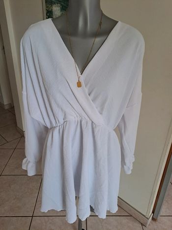 Blouse cache coeur