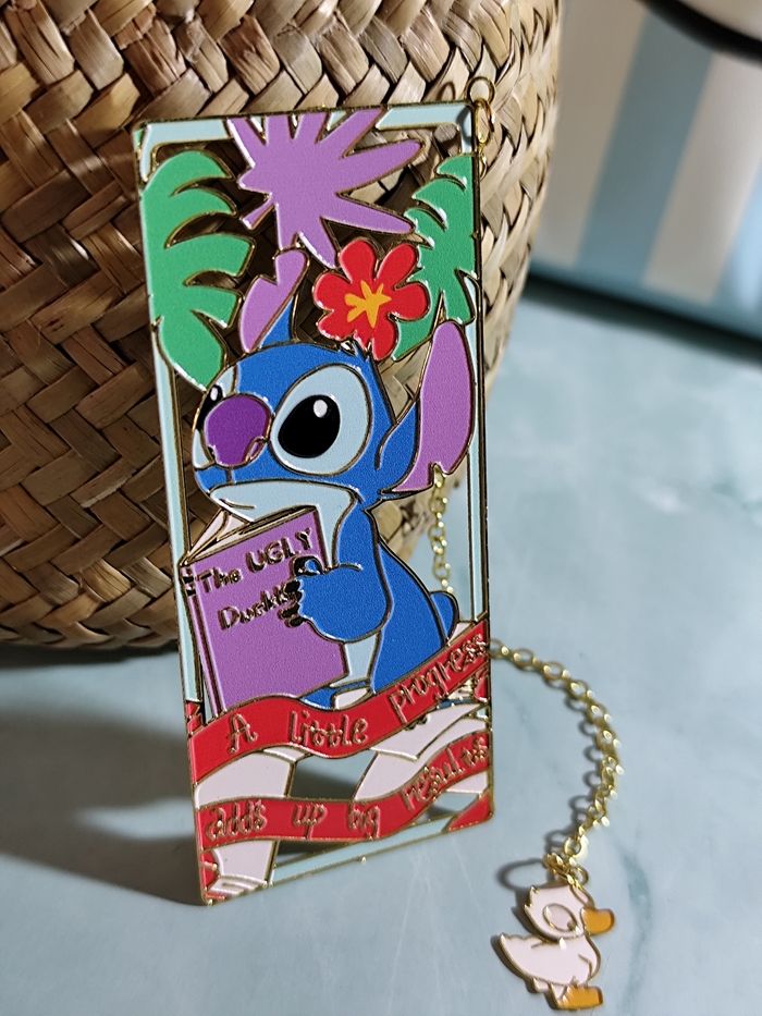 marque page en métal Disney Stitch hawaii - photo numéro 2